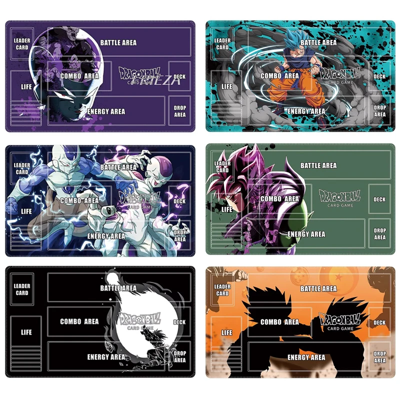 

Tcg мультфильм аниме Dragon Ball супер карта Son Goku Vegeta Battle одиночный игровой коврик Tcg игровой настольный коврик для карт коллекция игрушек в подарок