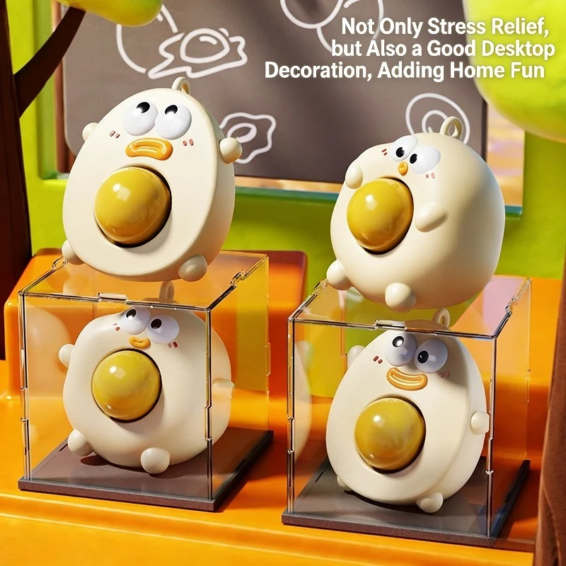 Baby Creative Pinch Toy Pressing Rebound Egg Fun Expression Doll Children's Soothing Toy Safe Material Exercise Finger Ability