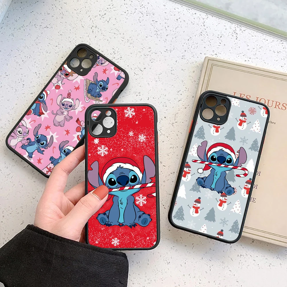 Чехол с рождественскими вышивками и снеговиками для iPhone 17, 16, 15, 13, 12, 11, 14 Pro Max 15 Plus 16e 17Air, противоударный прозрачный матовый чехол Funda