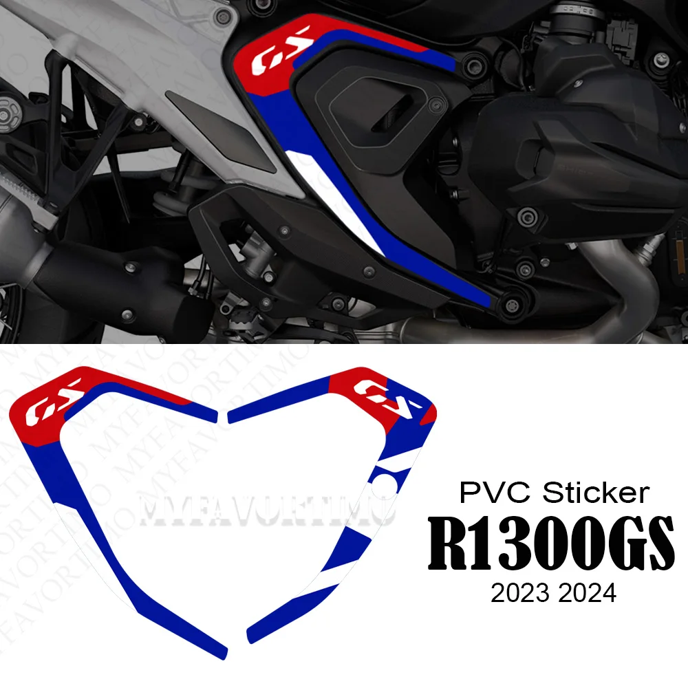 

For BMW R 1300 GS 1300GS ADV Adventure Motorcycle Fuel Tank Pad Sticker Beak Front Fender Protector Decal R1300GS 2023 2024