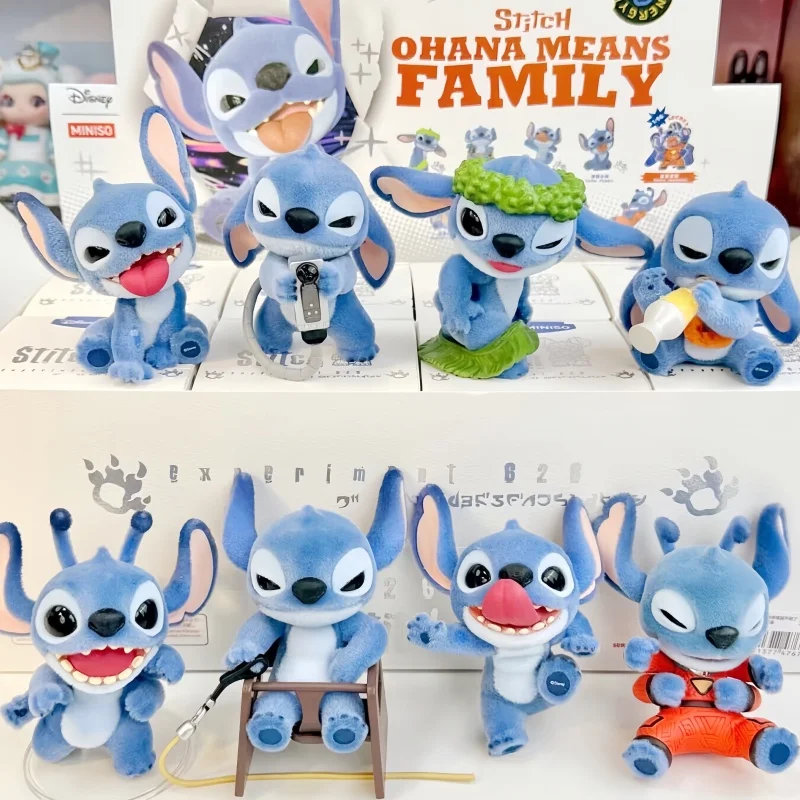 

Оригинальная серия Disney Stitch Where Did You Behave, слепая коробка, плюшевая игрушка, орнамент-сюрприз, загадочная коробка, коллекционный праздничный подарок