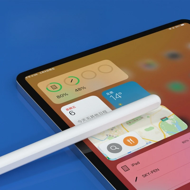 For Apple Pencil Magnetic Charging IPad Capacitive Pen Tablet Bluetooth Display Palm Rejection