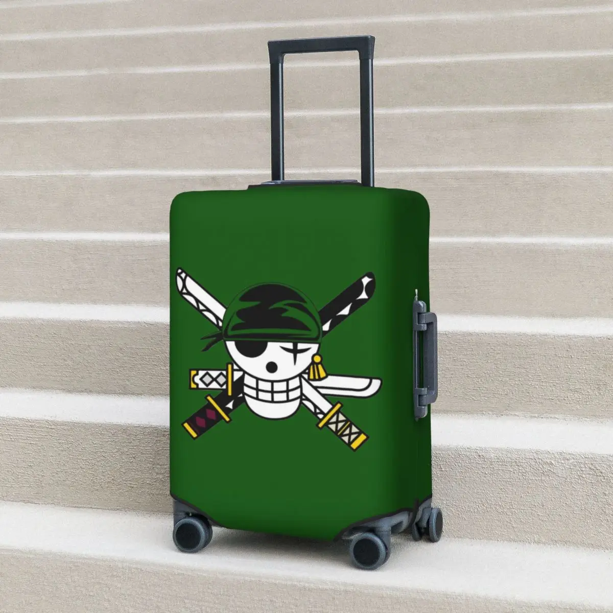 Anime Manga One Piece Suitcase Cover Flight Cruise Trip Practical Luggage Supplies Protection
