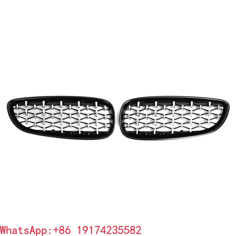 

Diamond Style Front Bumper Grill for BM Z4 E89 2009-2016 ABS Glossy Black Frame with Chroming Grille Auto Parts Grill