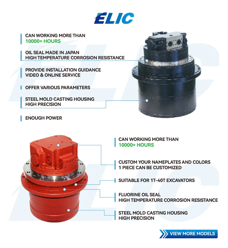 Excavator Final Drive Travel Gear Box Reducer Assembly Mini Loader Repair Kit Travel Motor for Hitachi replacement