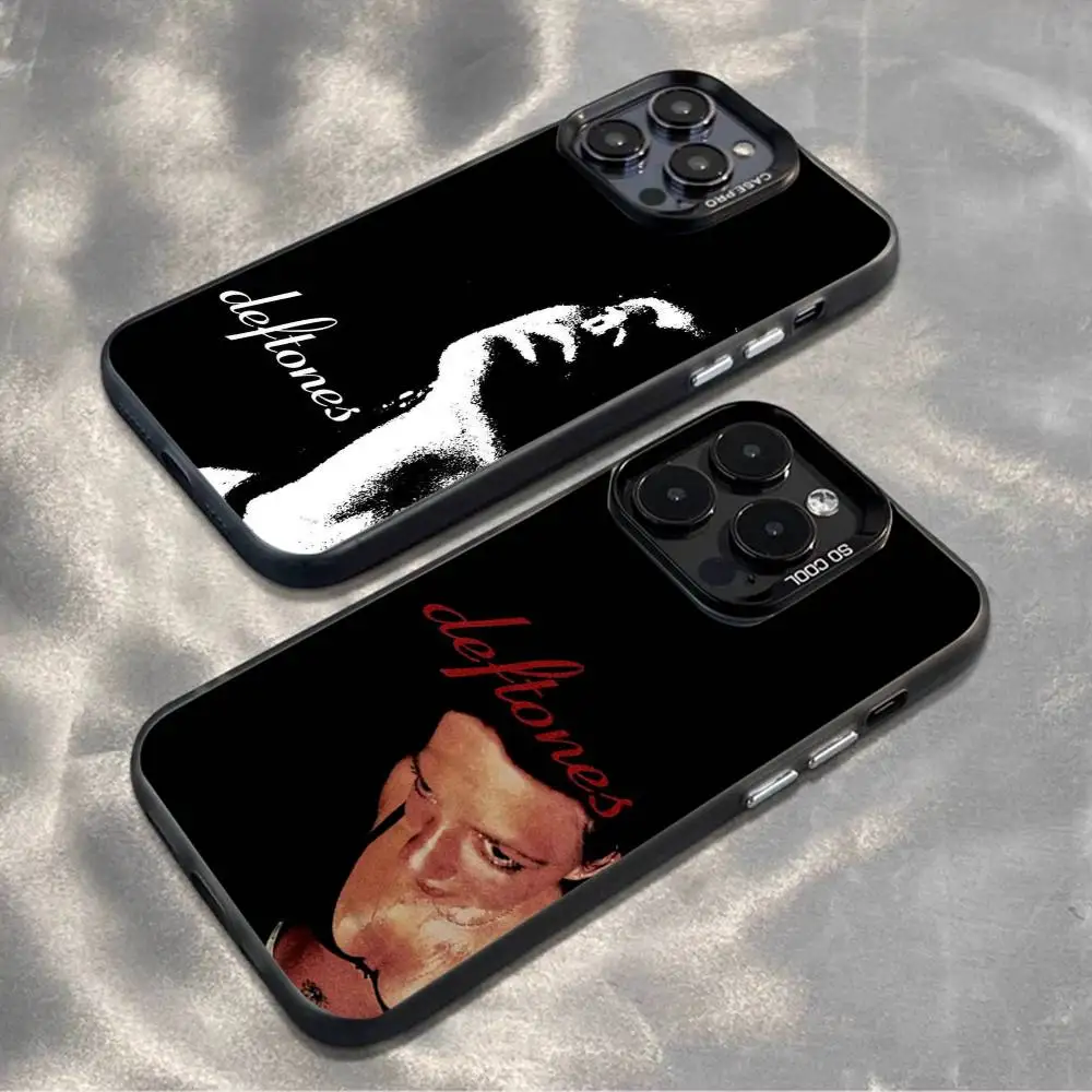 

Band D-Deftones ES Phone Case For iPhone 16,15,14,13,12,11,Mini,Pro,MAX,plus,Black Matte Shockproof Cover