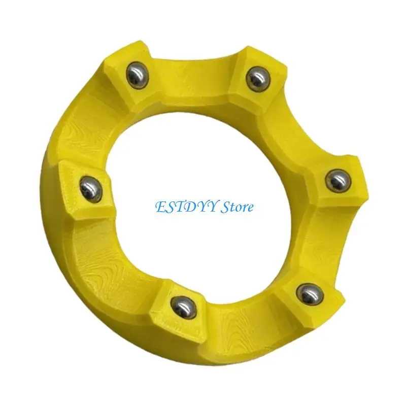 G6DE Efficient Bowling Ball Spinners with 6 Steel Ball 360 Rotating Grip Multiple Angles Tool for Maintenance Work