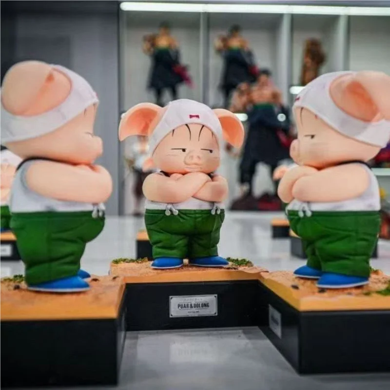 Estátua Jt Dragon Ball Figura Oolong Krillin Goku Chichi Lunch Bulma Estátua de PVC Coleção de Figuras de Ação Brinquedos Presente