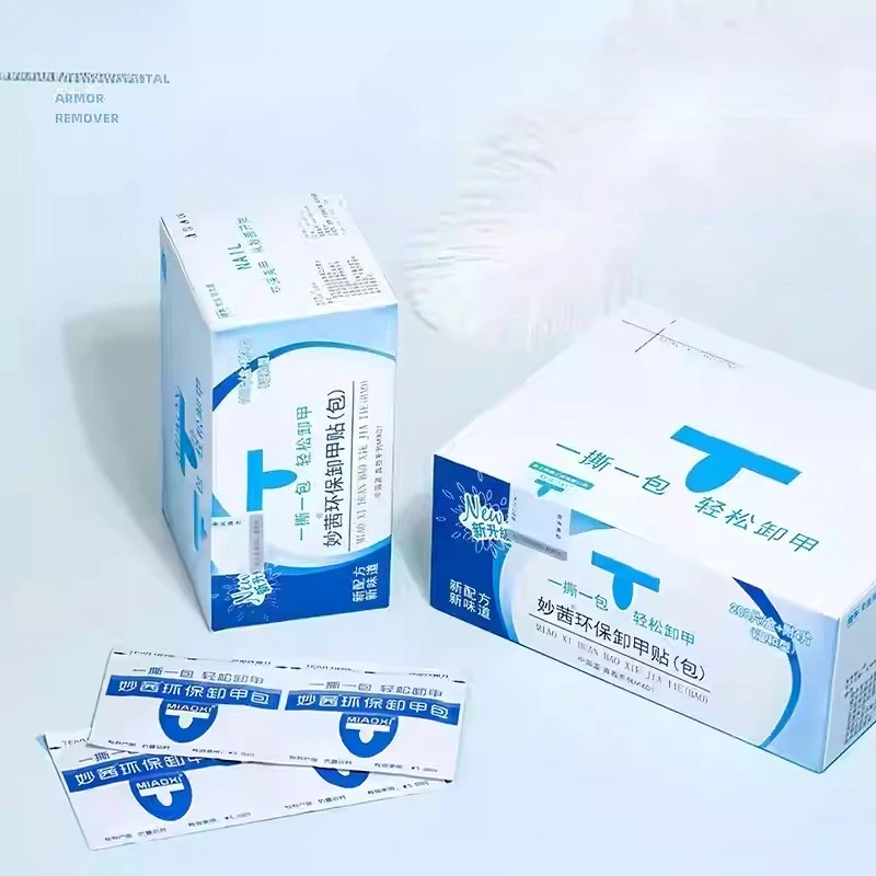 200 Pz/scatola Gel Polish Remover Salviette Umidificate Tamponi di Carta Nail Gel Remover Avvolge Foil Nail Art Cleaner One Step Rimuovere Strumenti per Manicure