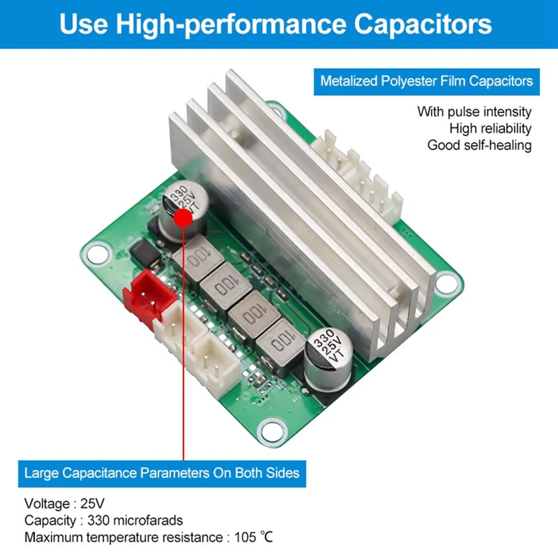 TPA3116 Stereo Audio Versterker Board TPA3116D2 50W & 50W Dual Channel Digitale Versterker Module DC12-24V