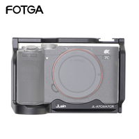 FOTGA Camera Cage For For Sony A7CII A7CR A7C2 Rabbit Cage Camera Rig Vedio Photography Accessorie Handle Locating Hole Tripod