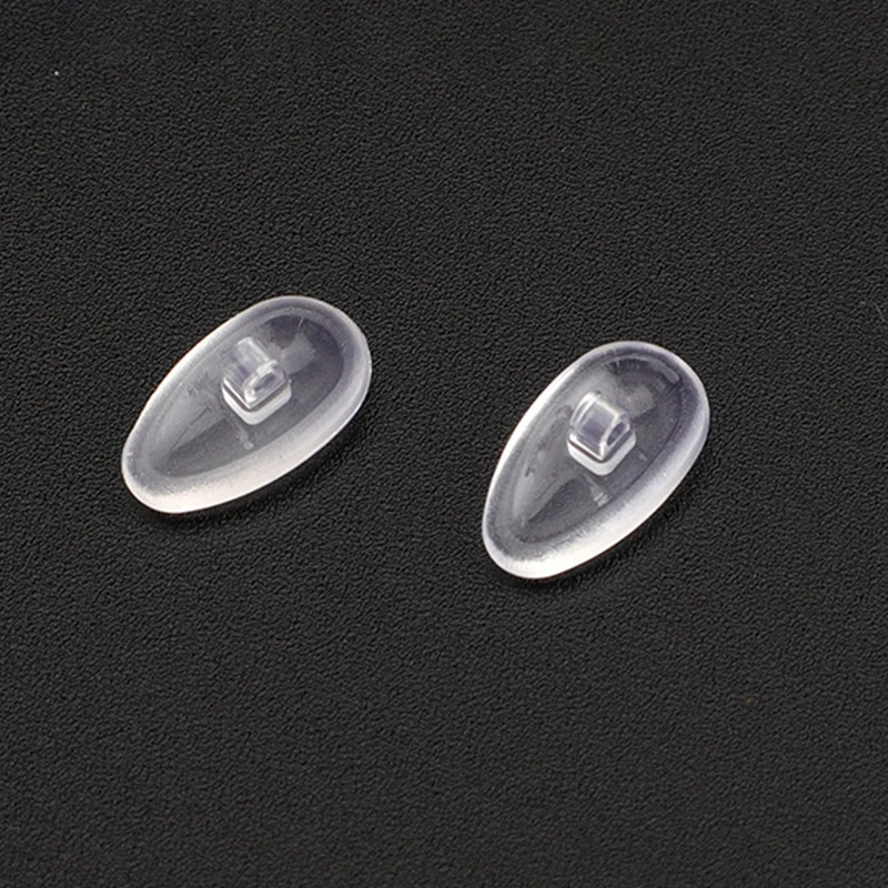 KAMMPT 5/10/20 Paar elastische Nasenklammern in Wassertropfenform, ovale, transparente, einschraubbare Brillen-Nasenpads für die Reparatur von Brillen – Detail 11