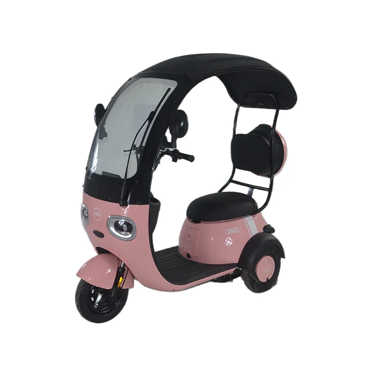 Triciclo elétrico Tuk para adultos, 3 rodas, scooter, triciclos