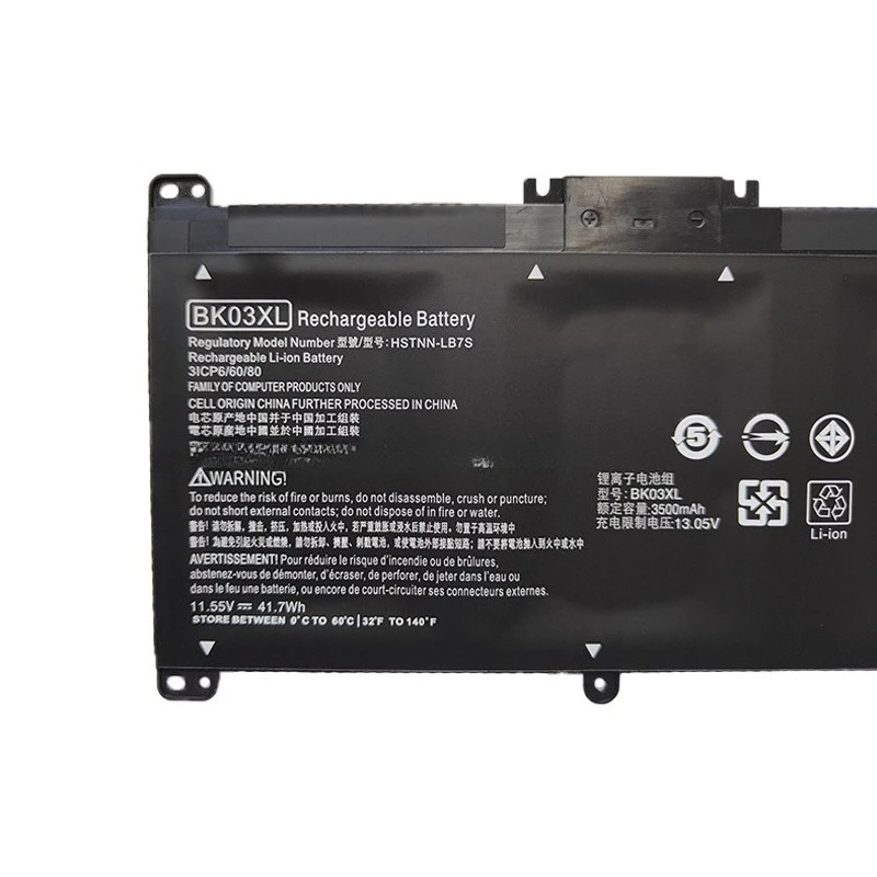 Nouveau BK03XL 11.5V 3500mAh batterie d'ordinateur portable pour HP pavillon X360 Convertible 14m-ba011dx14m-ba1xx 14m-ba0xx 14-ba000 14m-ba013dx