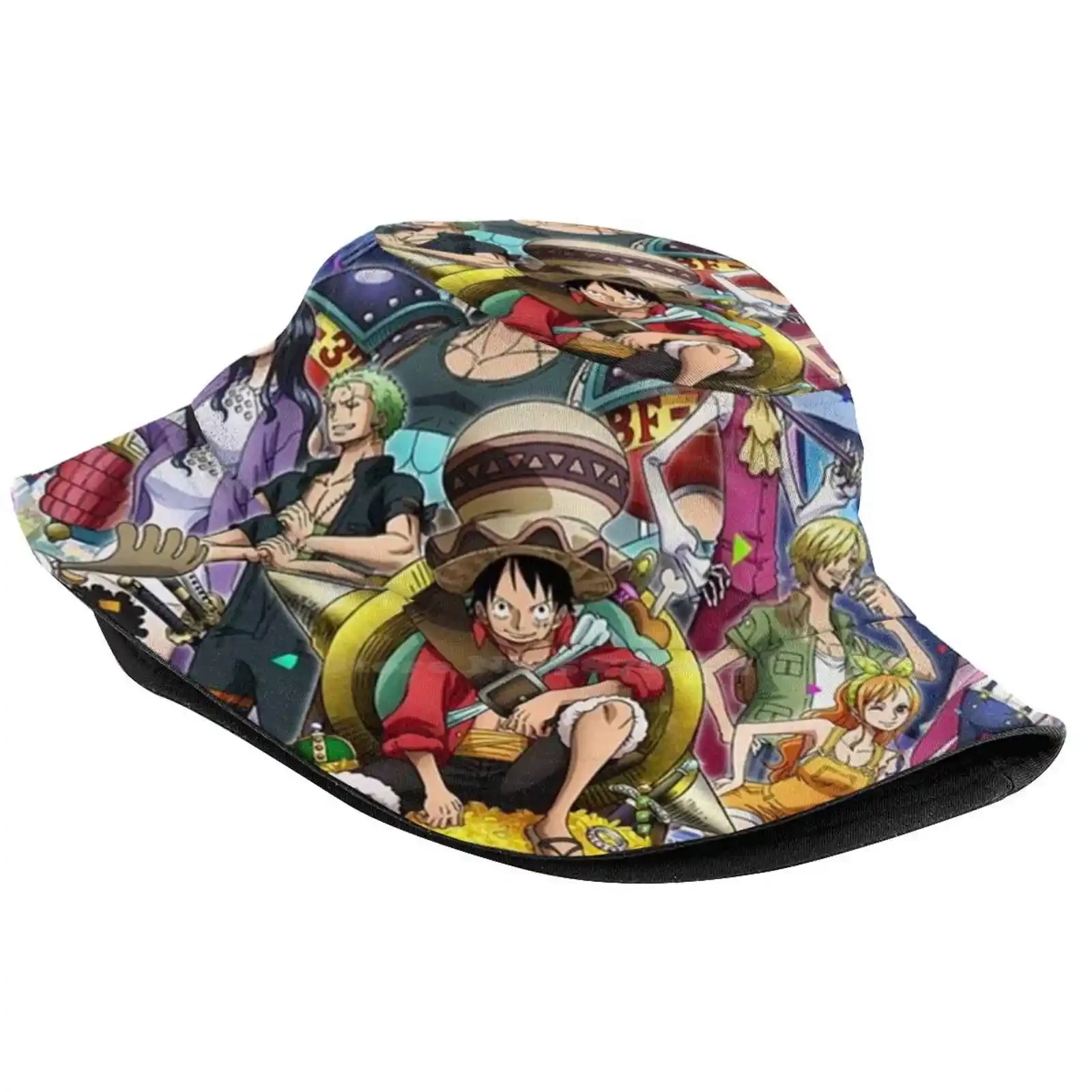 Piece Sun Cap Fisherman Hat Bucket Hats Movie Manga Japan Anime Manga Monkey D Luffy Zoro Team Anime Manga Ypi Anime Japan