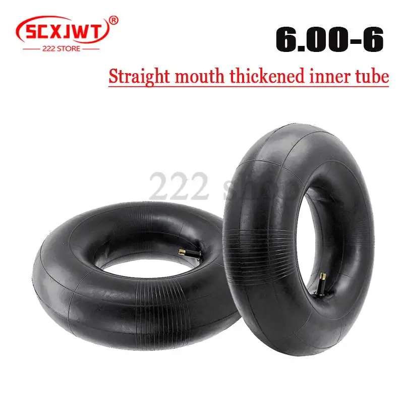 

6.00-6 Thick Inflatable Inner Tube Suitable for Grass Machine Tires 15x6.00-6 Golf Car Tires Straight Mouth Inner Tube