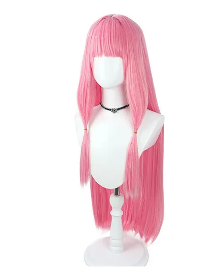 Kotonoha Akane Cosplay Wigs 90cm Women Long Straight Pink Party Synthetic Hair