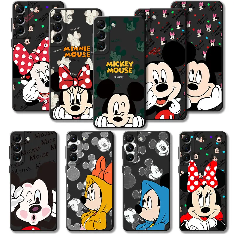 Disney Mickey Minnie Donald Daisy Case For Samsung Galaxy S24 S23 S22 S21 S20 FE Ultra S10 S9 Plus Note 10Plus 20Ultra Cover