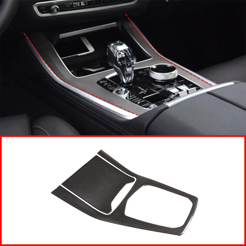 

For BMW X5 X7 G05 G07 2019-2020 Car Interior ABS Central Control Gear Panel Decorative Frame Cover Trim Accessories