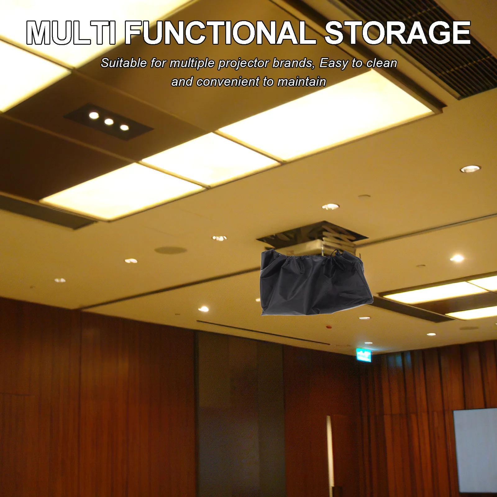 

Multi-Functional Waterproof Projector Protective Dust Cover For Ceiling Mount Projectors Outdoor Resistant Enclosure Universal