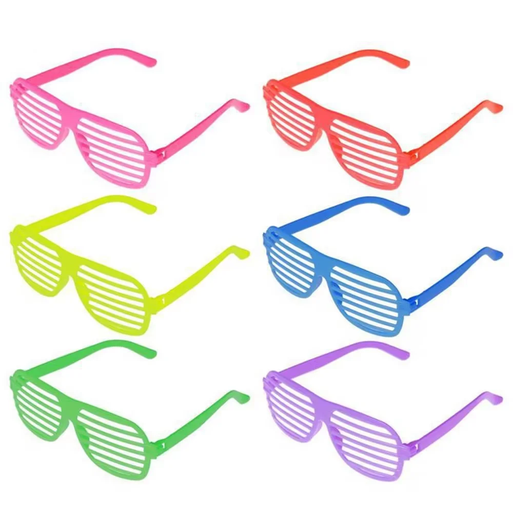 

6/12/18Pcs Shutter Shades Glasses Toys Kids Boy Girls Glasses Makeup Birthday Party Favors Pinata Fillers Toys Gifts Goodie Bags