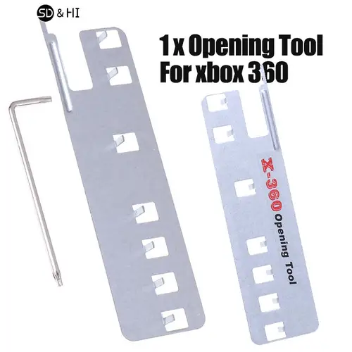 1 Juego de herramientas de apertura de consola, Kit de tornillos de desmontaje para reparación de controlador para mantenimiento y reparaciones XBOX 360