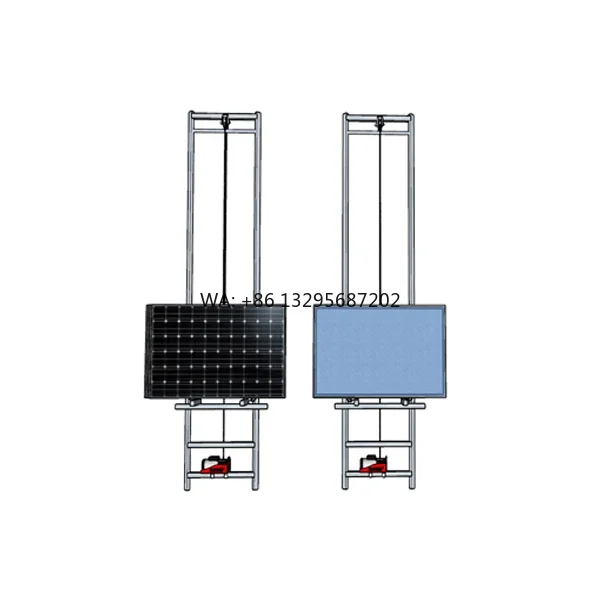 

Thickened Steel Pipe Crane Solar Panels Hydraulic Ladder Lift Capacity 200kg