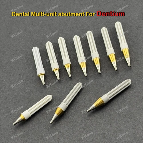 Nuevo 10 juegos de muelas multiunidad para implante Dental, aptas para sistema Dentium, accesorio para clínica Dental, muelas de múltiples unidades