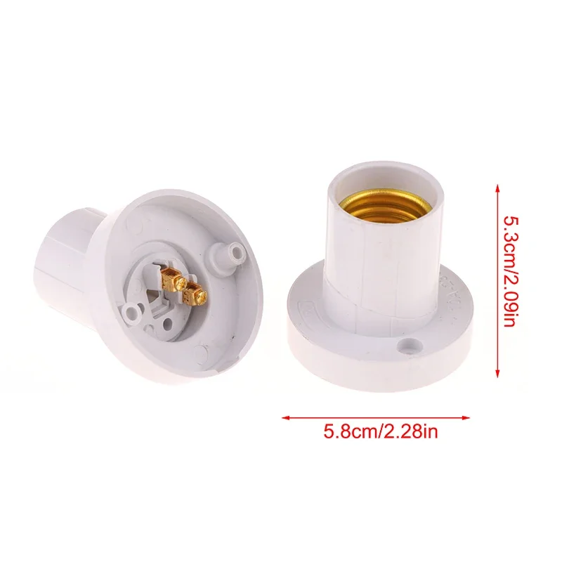 2Pcs 회전식 직선 비스듬한 E27 전구 홀더 벽 램프 Sconces 45도 회전 벽 조명 장식 바 레스토랑