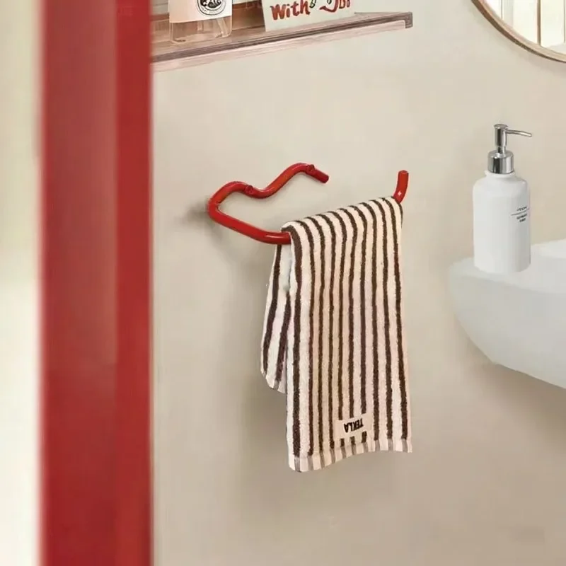 Metal Paper Holders Bathroom Wall Paper Storage Holder Multifunctional Towel Rack Household Toilet Papers Organize Accessories