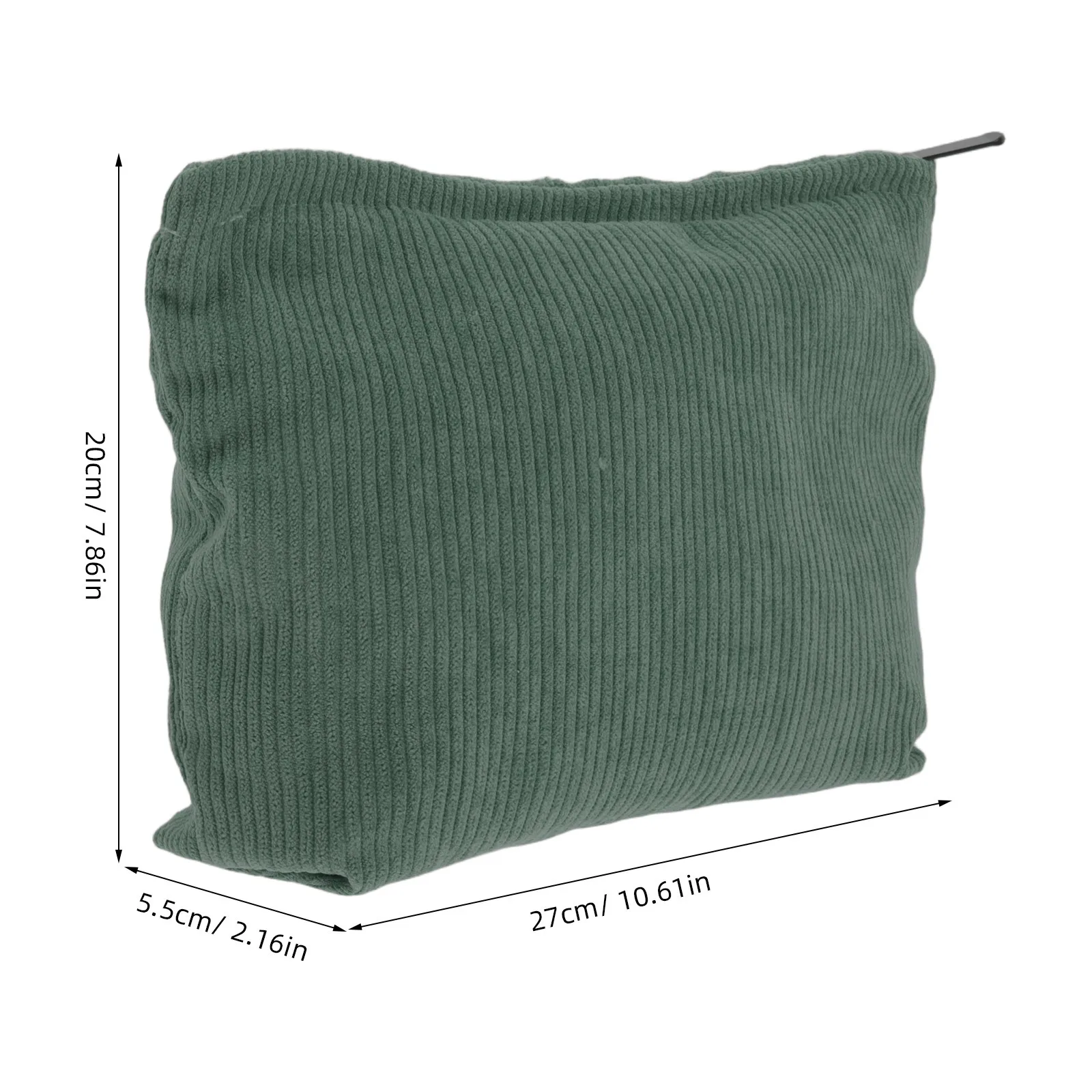 Corduroy Makeup Bag Small Pouch Women Travel Toiletry Organizer Lipstick Holder Coin Purse Cute Zipper Case