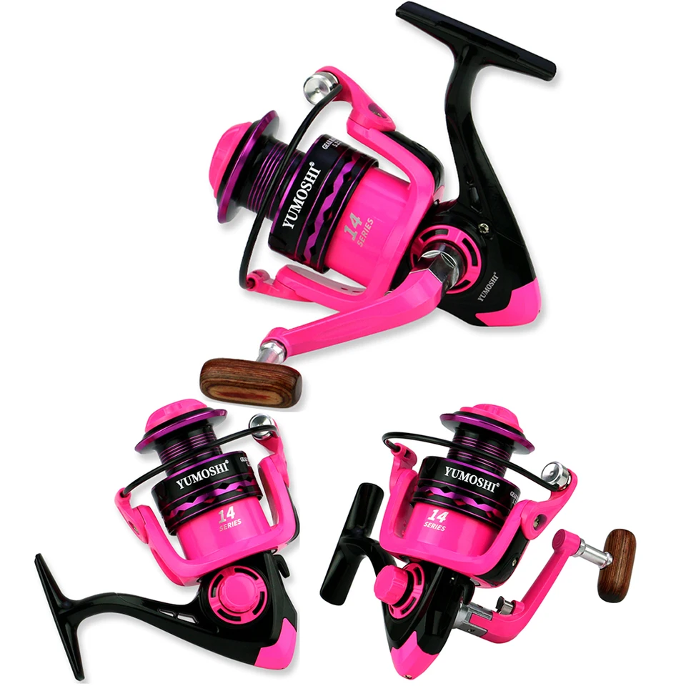 TP スピニングリール ピンクスプール 伸縮式スピニングロッドリール,ミニ伸縮式釣り竿,1.5m,1.8m,2.4m,金属