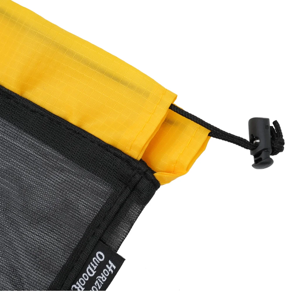 Ultralight Mesh Stuff Sack Drawstring Storage Bag High-Density Nylon Organizer Pouch for Camping Hiking Clothes Sleeping Bag gallery 5