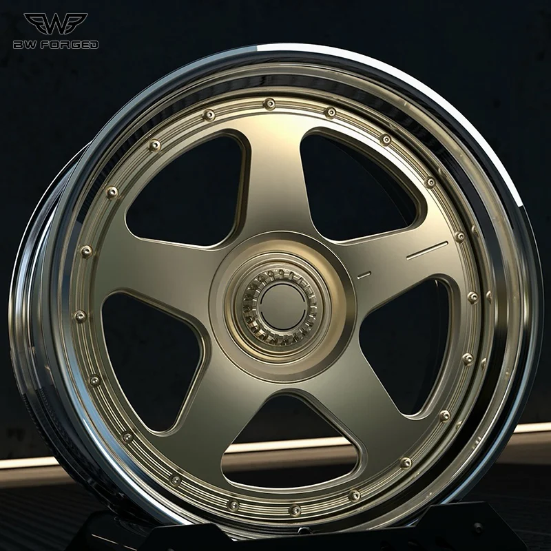 

BW Custom Forged Wheels Passenger Car Wheels & Tires 15 16 17 18 19 20 21 22 Inch 2-piece Wheels Deep Dish Rims for BMW Lincoln