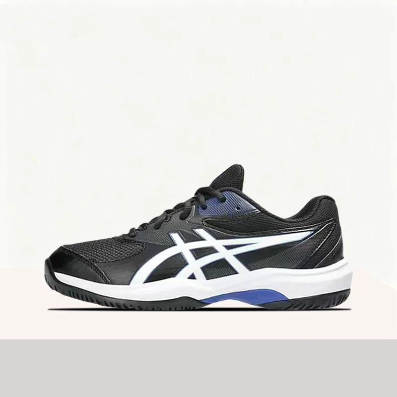 ASICS Gel-Game Unisex Black Low-Top Trainers – Versatile Soft Stylish Non-Slip Sole & Shock-Absorbing Comfort 1044A083-001