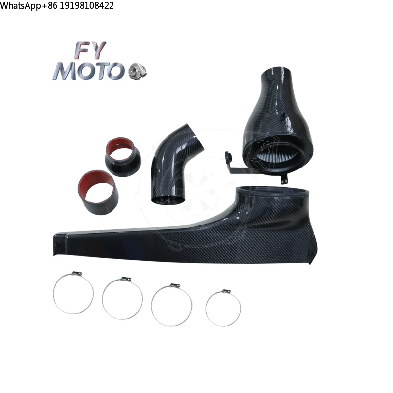 

Впускной коллектор из углеродного волокна для VW Golf R GTI GLI MK7/7,5 для Audi A3 S3 TT 2015+, глянцевый черный