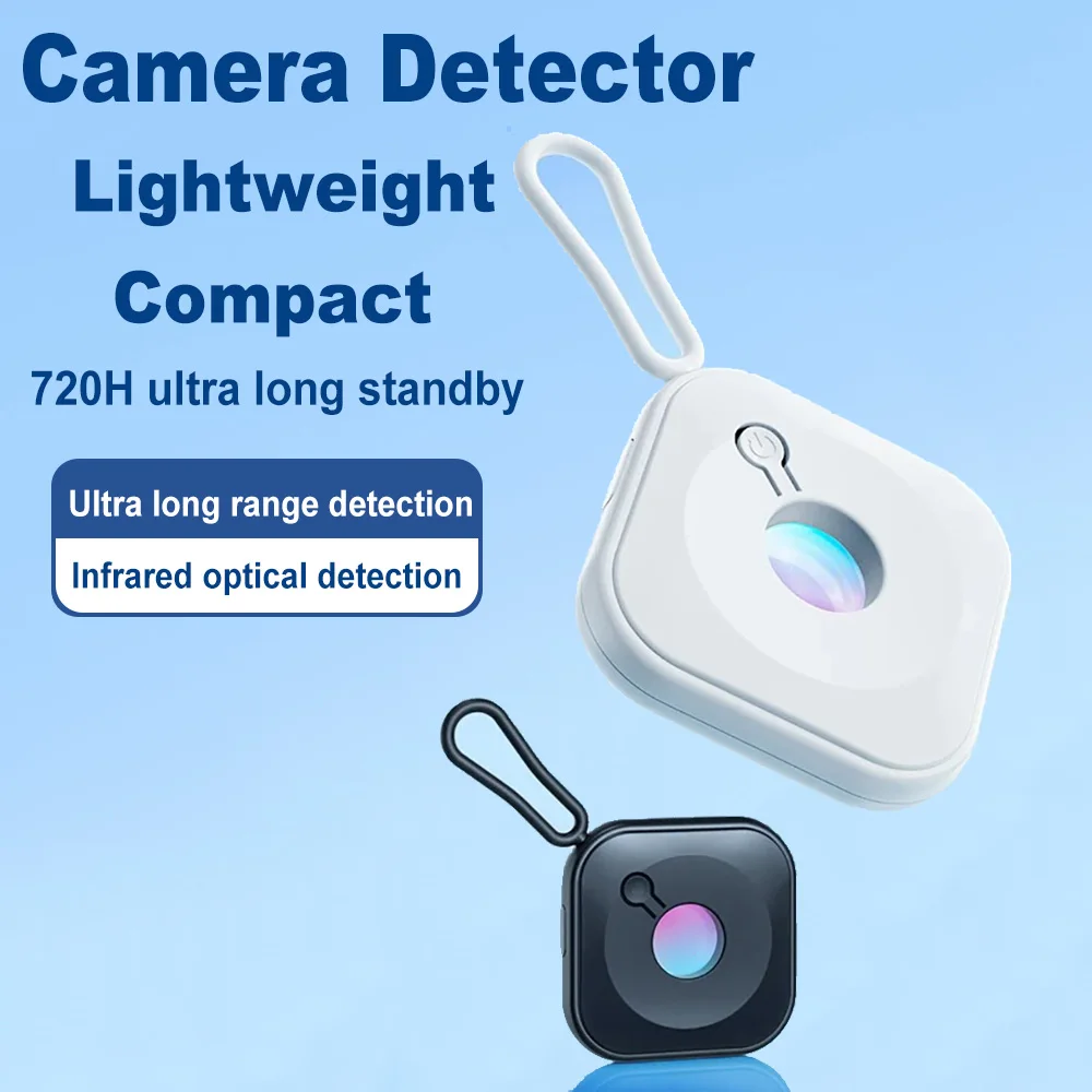 Camera Detector for Hidden Camera Portable Pinhole Hidden Lens Detect Gadget Anti-Peeping Security Protection Infrared Detector