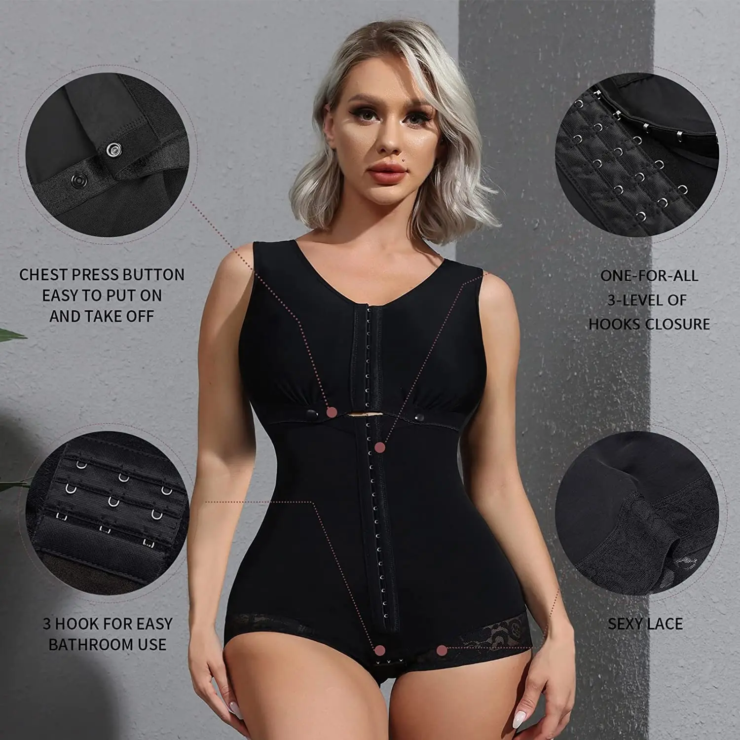 Fajas Colombianas High Compression Shapewear Women Waist Trainer Postpartum Shaper Reducing Girdle Flat Belly Slimming Sheath