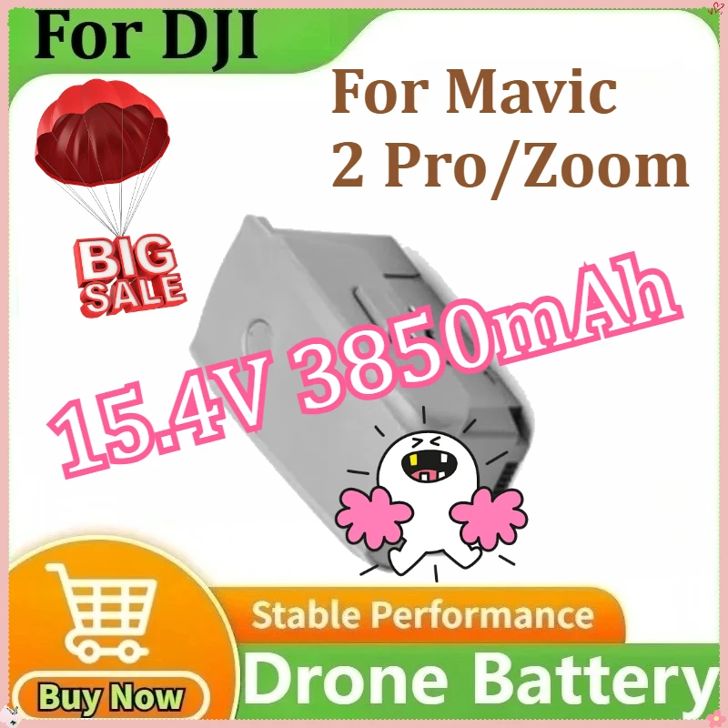 

For DJI Mavic 2 Pro Battery Flight Time 31Min Compatible Mavic 2 Pro/Zoom Drone Intelligent Flight Accessories 15.4V 3850mAh