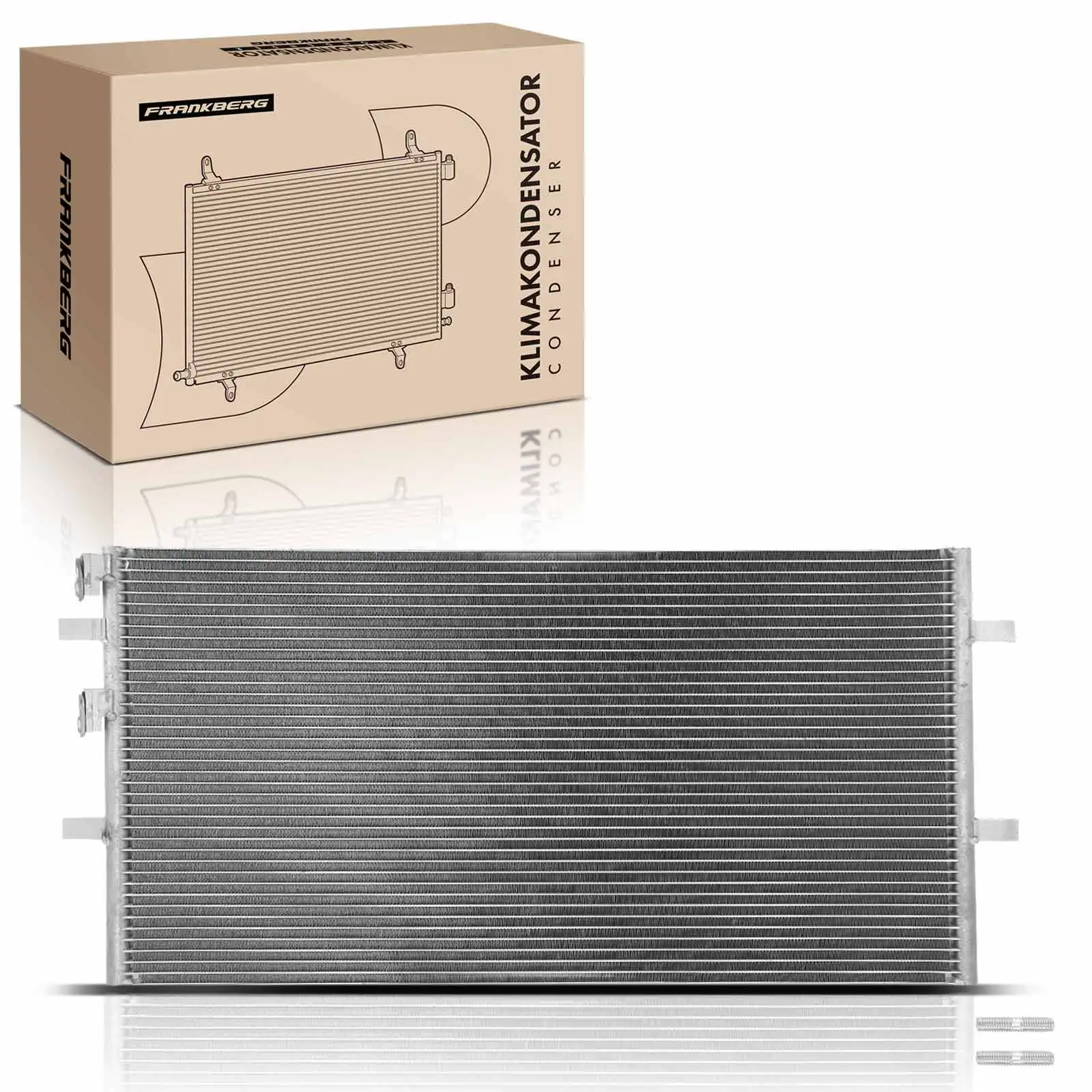 Frankberg 1x Kondensator Klimaanlage für Ford Transit Bus Kasten 2.2L 2.4L 6C1119710AB 6C1119710AD 94915 6C1119710AA 1485358