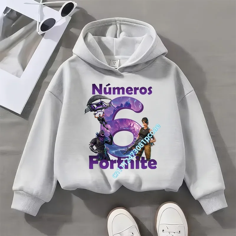 

Подарок для детей от 1 до 12 лет от Fortnite, детская толстовка с капюшоном и цифровым принтом, повседневная рубашка для мальчиков, весенне-летняя рубашка с длинными рукавами
