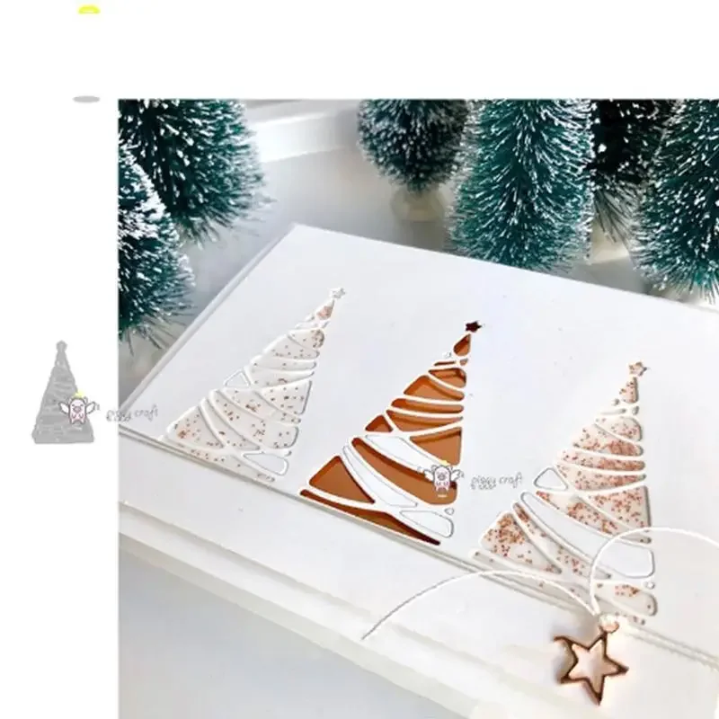 Cut Die Mold Star Christmas Tree Scrapbook Paper Craft Knife Mould Blade Punch Stencils Dies