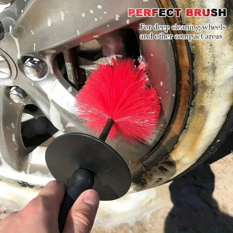 Tool engine grille car truck motor detailing brush cleaner car wheel brush wheel rim