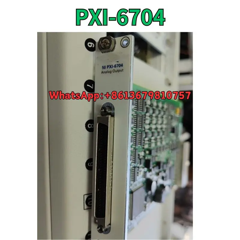 Used Acquisition card PXI-6704 test OK Fast Shipping