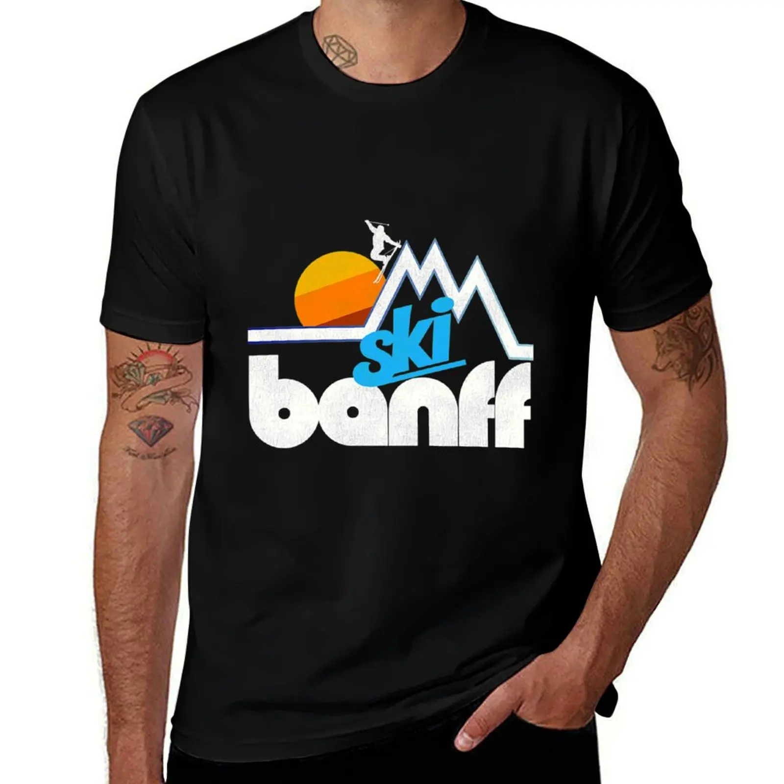 Banff National Park T-Shirt Street Art Print Tee Shirt T-Shirt