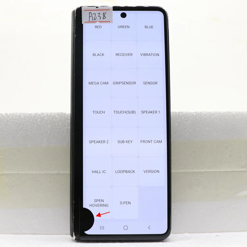 Для Samsung Galaxy Z Fold3 5G SUPER AMOLED экран F9260 F926B F926U SM-F926 Fold 3, ЖК-дисплей с цифровым преобразователем сенсорного экрана в сборе