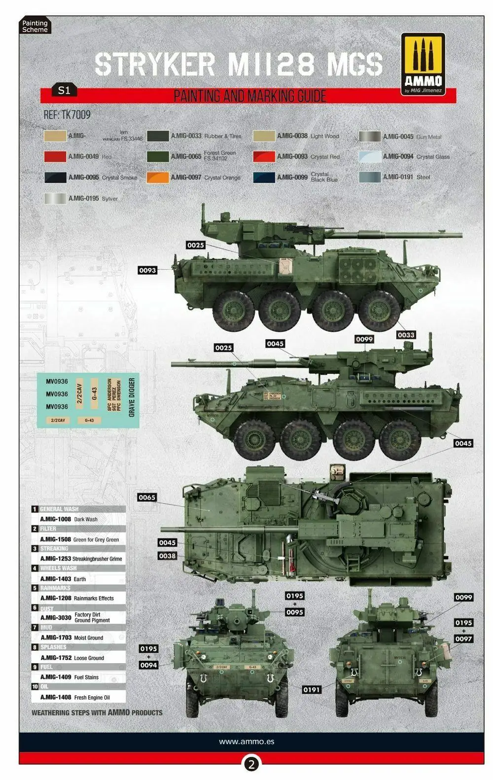 3R MODEL TRANSFORM TK7009 1/72 Stryker M1128 MGS Mobile Gun System Tank Model Upgrade Assembly Model