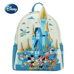 Disney-Loungefly Mochila Feminina, Mini Mochila, Desenhos Animados, Marca de Luxo, Alta Qualidade, Original, Elegante