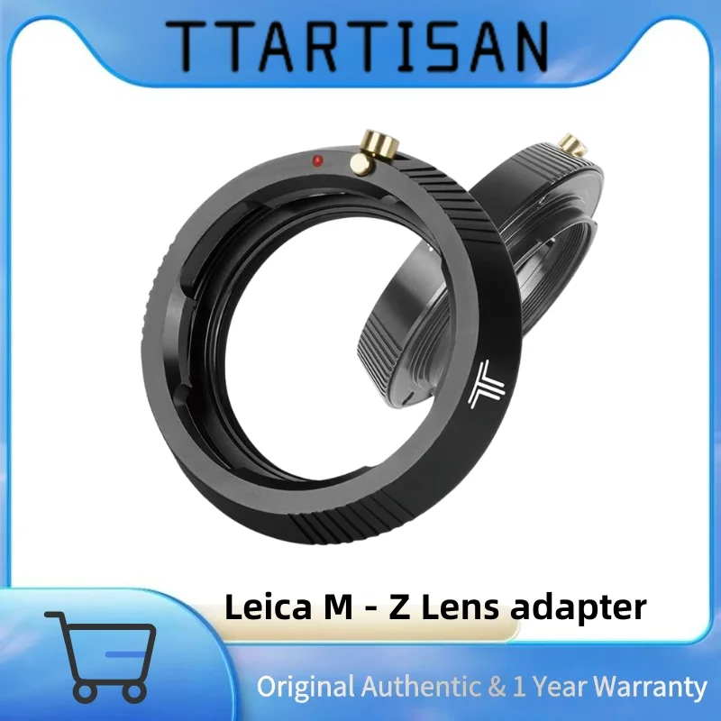 

TTartisan M to Z Adapter Converter Ring for Leica L-Mount Lens to Nikon Z-Mount Camera Z5 Z6 Z7 Z6II Z7II ZFC Z30 Z50 Z9
