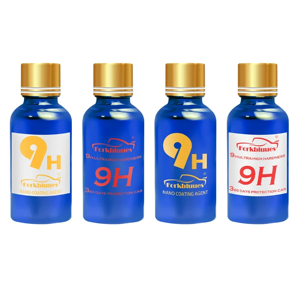 

9H Car Oxidation Liquid Ceramic Coat Super Hydrophobic Glass Coating Set Polysiloxane and Nano Materials Care Multicolor